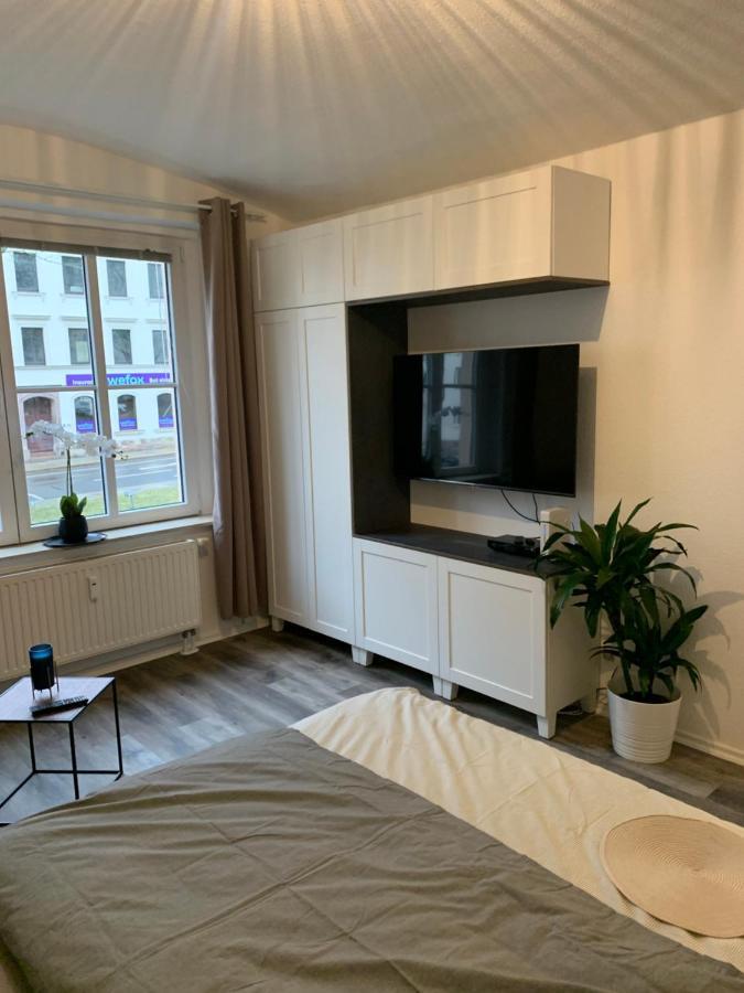 40 Qm Appartment Parkplatz, Balkon,Netflix, Prime Хемниц Экстерьер фото