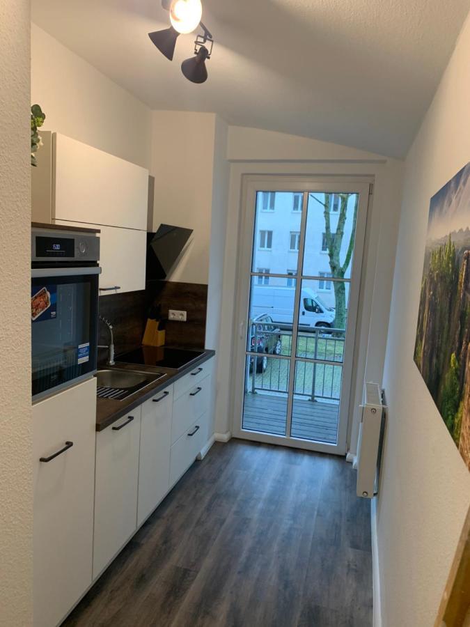 40 Qm Appartment Parkplatz, Balkon,Netflix, Prime Хемниц Экстерьер фото